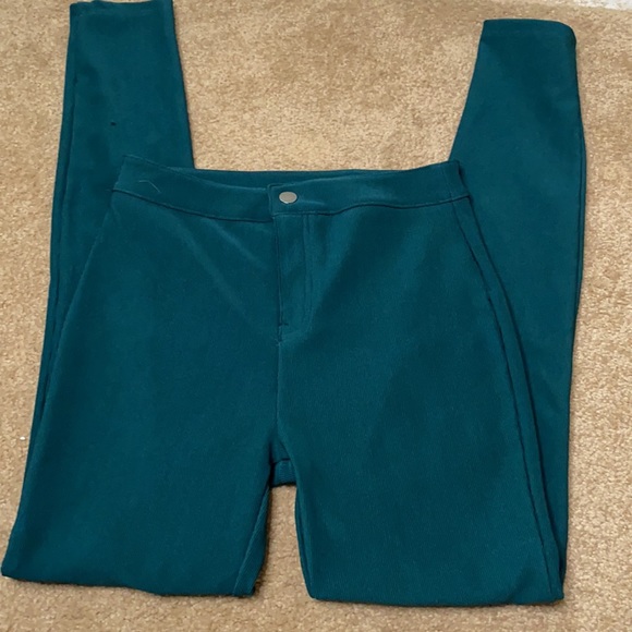 Emerald green forever 21 leggings - Picture 2 of 5